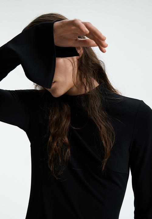 H&M - Interlock jersey dress - black