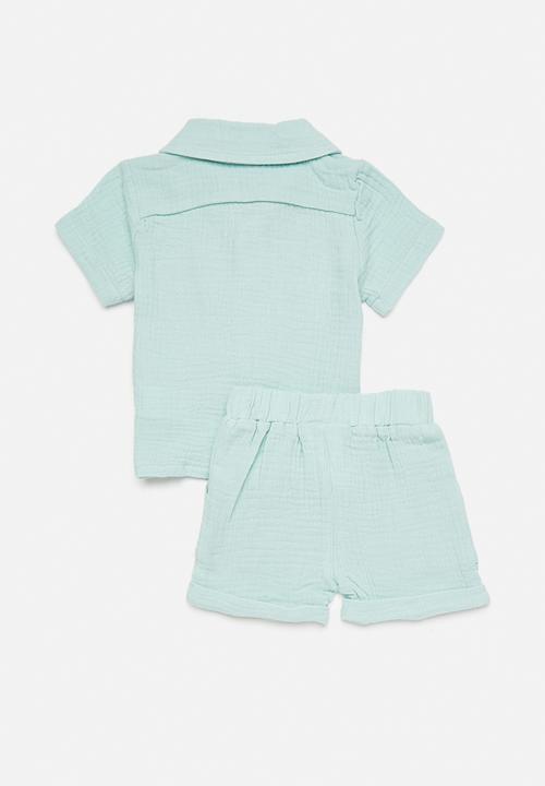 Pop Candy - Shirt & short set - green