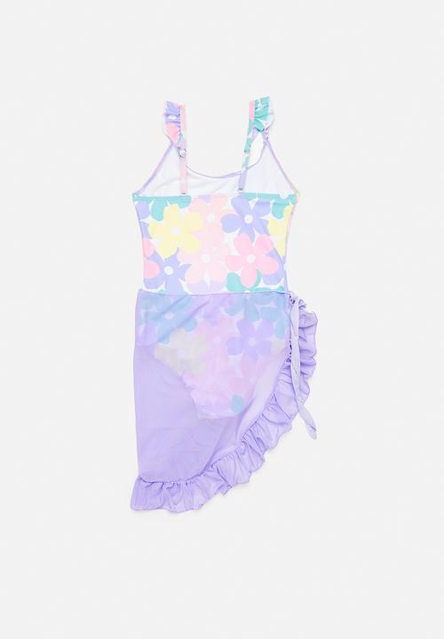 Pop Candy - Bikini and sarong set - lilac/floral