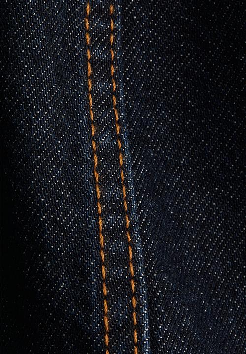 H&M - A-line denim mini skirt - dark denim blue