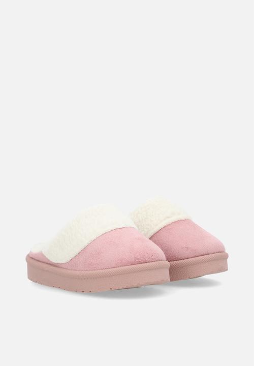 Pop Candy - Sherpa lined slippers - pink