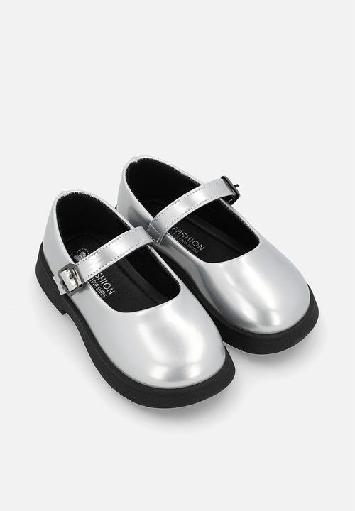 Pop Candy - Plain mary jane - silver