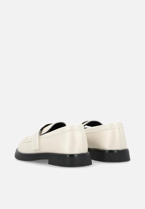 Pop Candy - Single strap loafers - ecru 