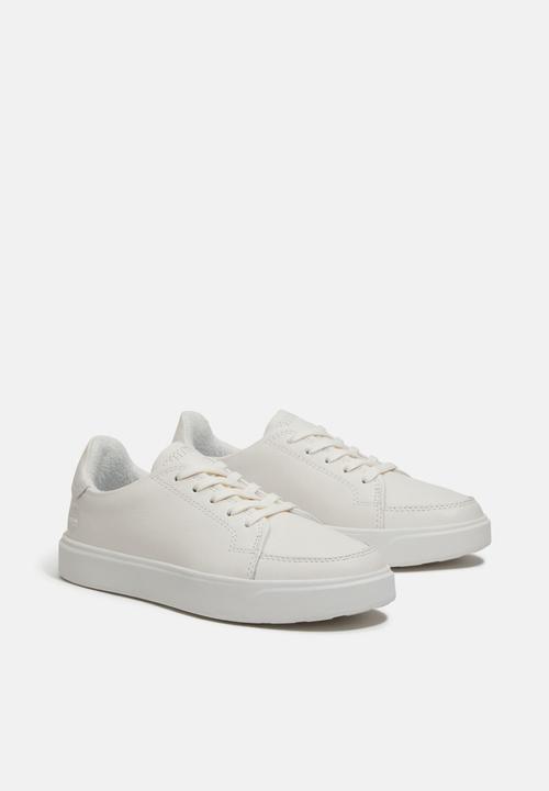 Timberland - Emerson street low lace sneaker - white full grain