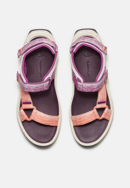 Timberland - Motion dune backstrap sandal - natural webbing w lt pink