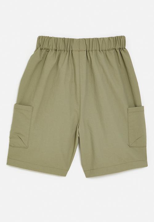 Pop Candy - Utility shorts - green