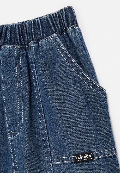 Pop Candy - Denim shorts - navy denim