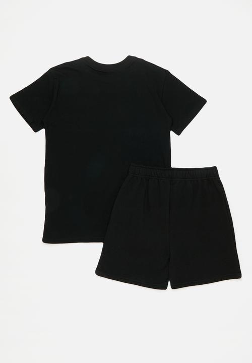 Pop Candy - Tee & shorts set - black