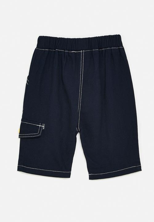 Pop Candy - Pocket detail shorts - navy