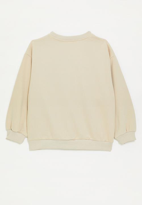 Pop Candy - Sweat top with patch pocket - beige
