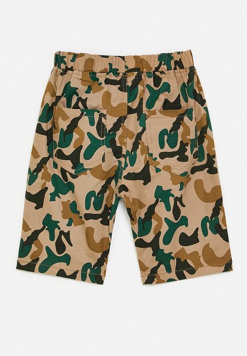Pop Candy - Camo shorts - multi