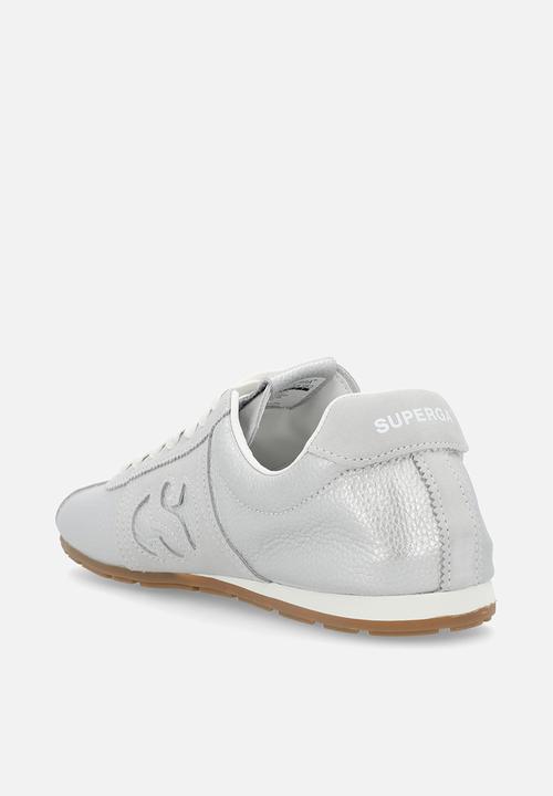 SUPERGA - Vesta ballerina sneaker - silver & lt grey