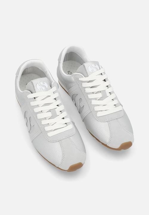 SUPERGA - Vesta ballerina sneaker - silver & lt grey