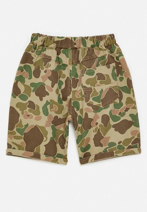 Pop Candy - Camo shorts - multi