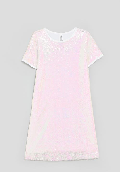 Pop Candy - Short sleeve occasion dress - multi ombre/lumo sequins