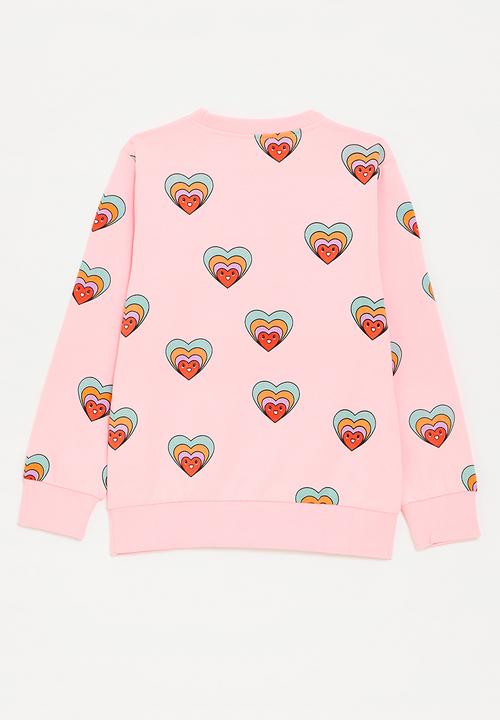 Pop Candy - Printed sweatshirt - pink/hearts