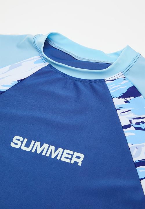 Pop Candy - Surf top and shorts set - blue/multi
