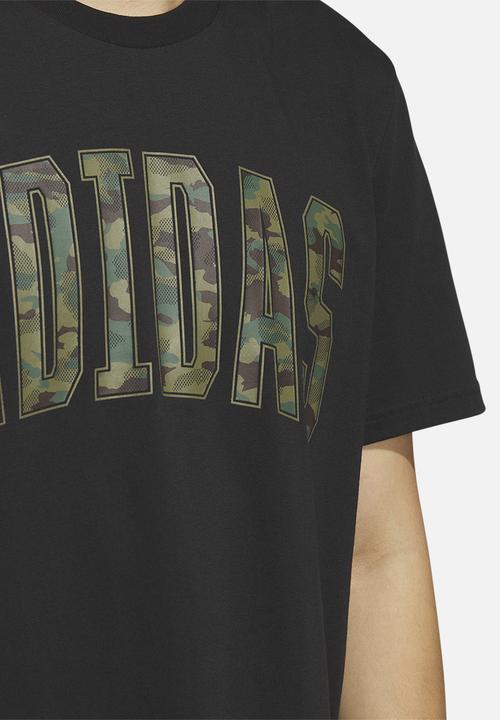 adidas Originals - Sportswear Camo Tee - Black