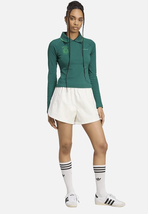 adidas Originals - Pleather Shorts - White