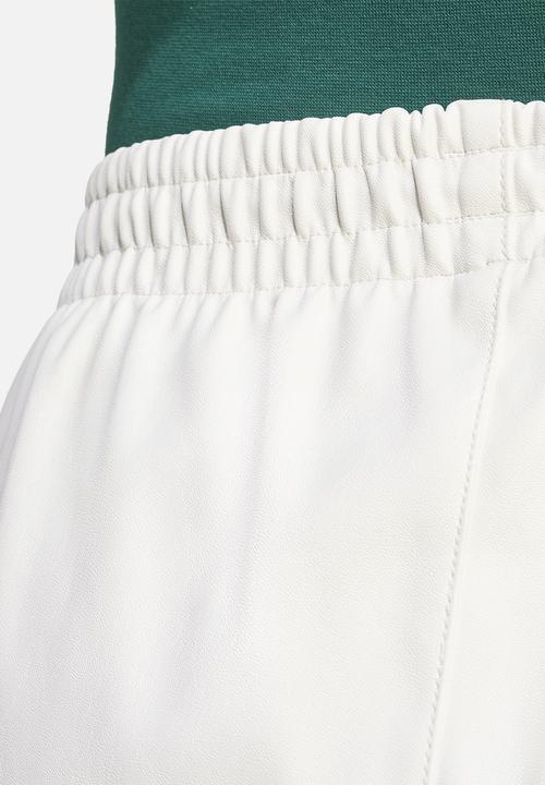 adidas Originals - Pleather Shorts - White