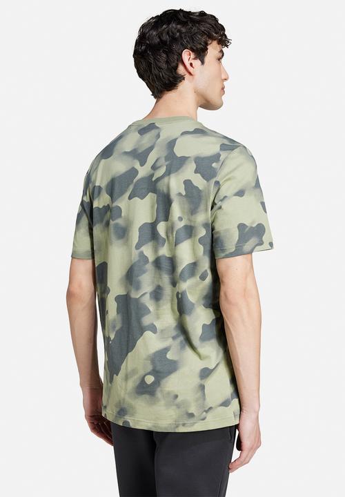 adidas Performance - Future Icons BOS AOP Tee - Green Camo/Multi