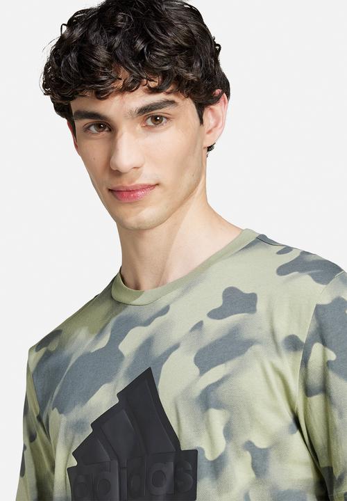 adidas Performance - Future Icons BOS AOP Tee - Green Camo/Multi