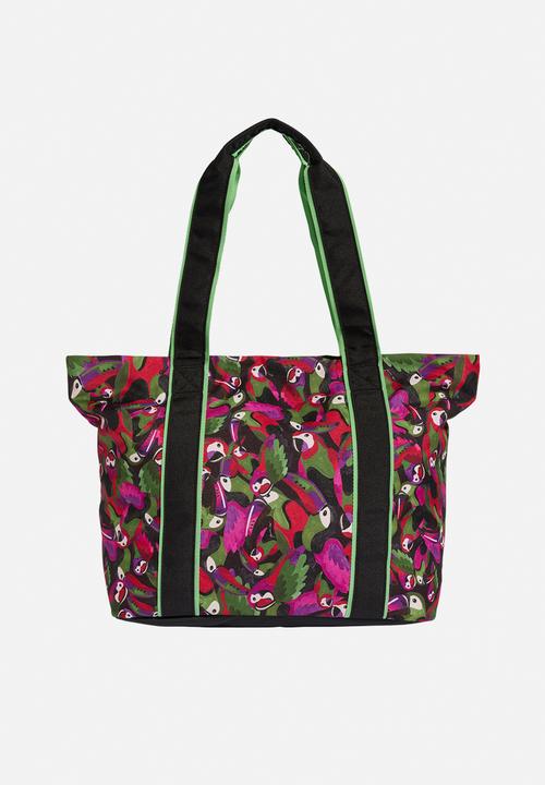 adidas Performance - W farm tote - black/glory purple/active maroon