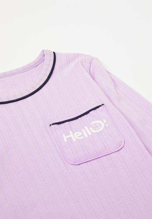 Pop Candy - Plain pj set - lavender