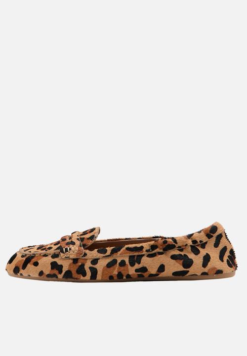 MANGO - Dancing1 suede loafer - medium brown