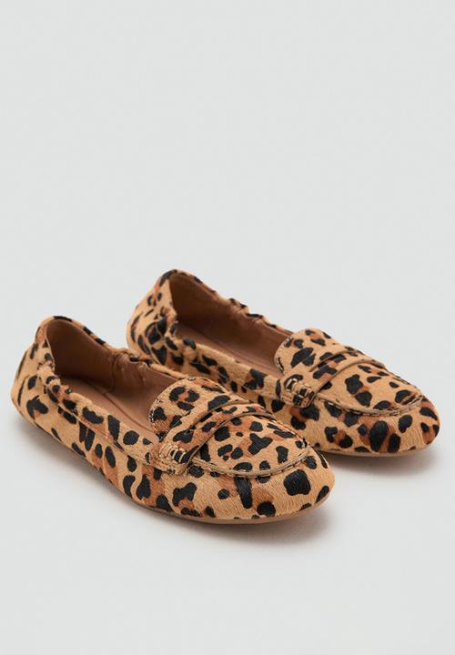 MANGO - Dancing1 suede loafer - medium brown