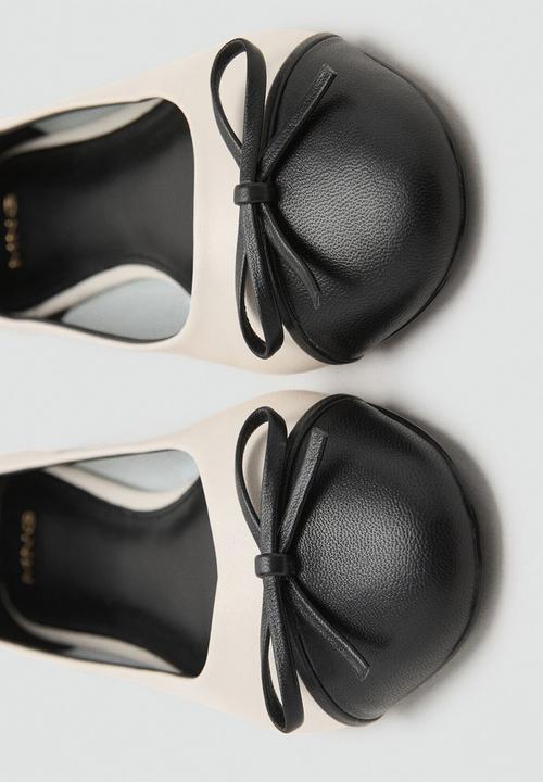 MANGO - Fiona leather pump - white