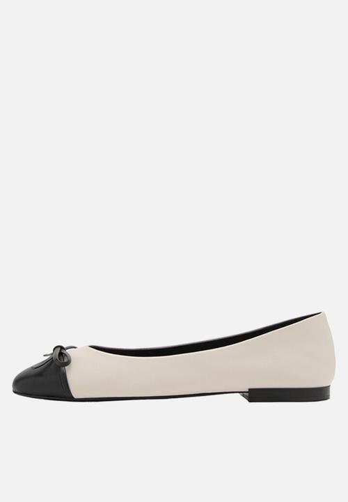 MANGO - Fiona leather pump - white