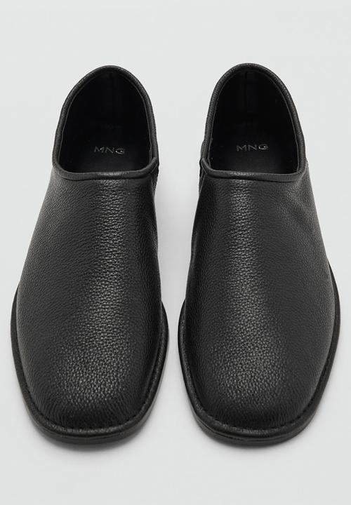 MANGO - Piso leather pump - black
