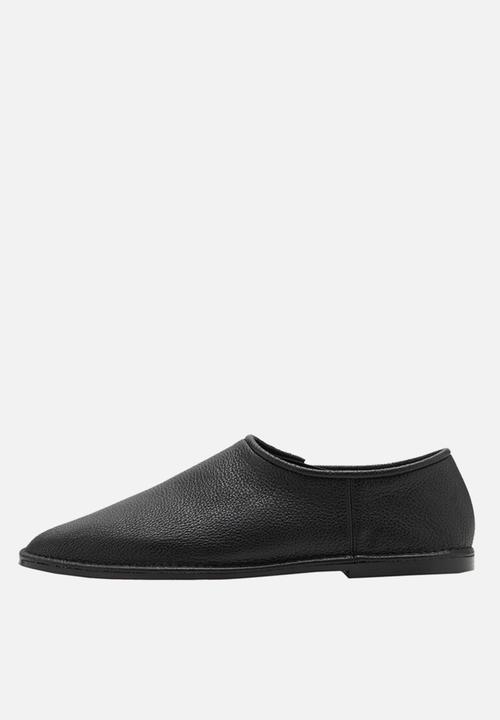 MANGO - Piso leather pump - black