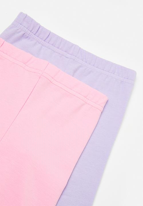 Pop Candy - 2 Pack leggings - lilac/pink