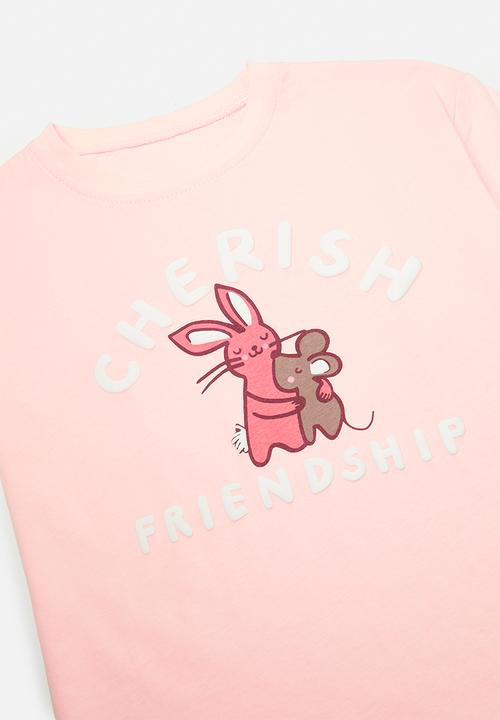 Pop Candy - Tee & short set - pink
