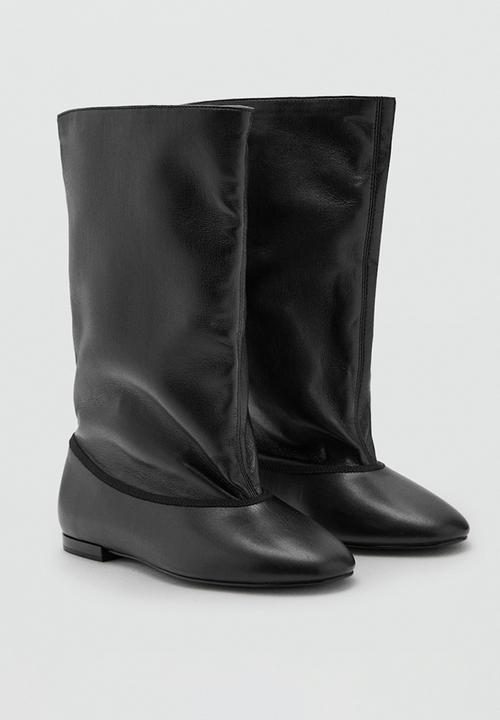 MANGO - Wide boot - black