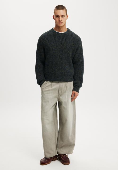 Cotton On - Baggy Balloon Jean - Pleat Ash Grey