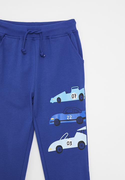 Pop Candy - Printed jogger - royal blue/cars