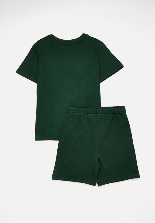 Pop Candy - Tee & shorts set - green
