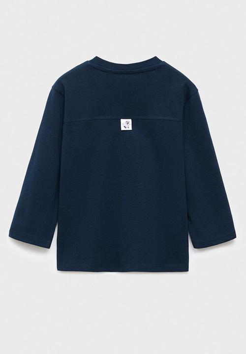 MANGO - T-shirt snhouse - navy