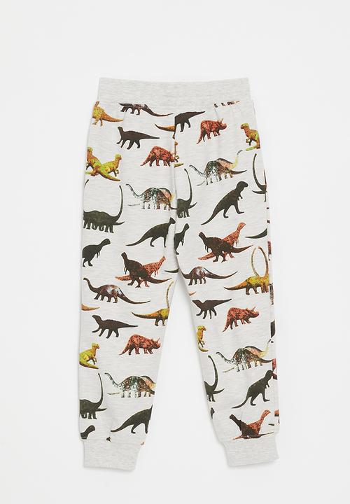 Pop Candy - Printed jogger - light grey/dinos