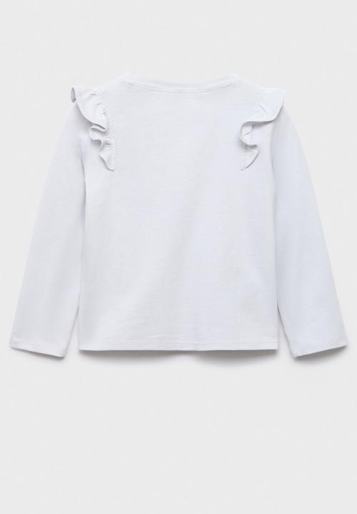 MANGO - T-shirt italy - light pastel blue