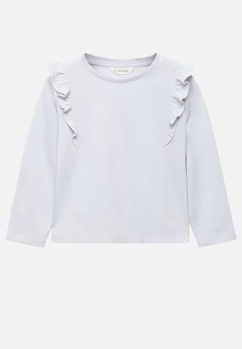 MANGO - T-shirt italy - light pastel blue