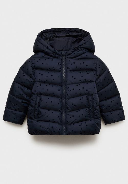 MANGO - Puffer coat carry - navy