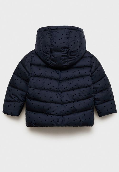 MANGO - Puffer coat carry - navy