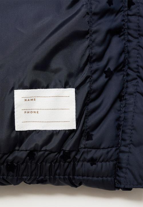 MANGO - Puffer coat carry - navy