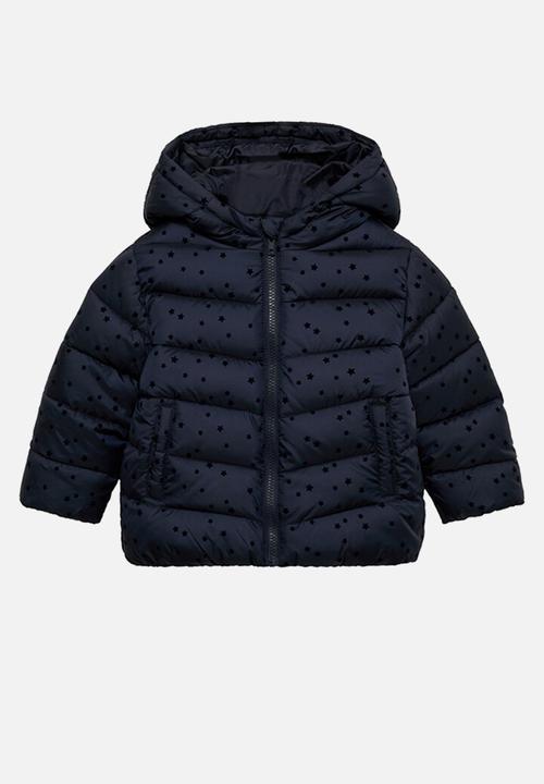 MANGO - Puffer coat carry - navy