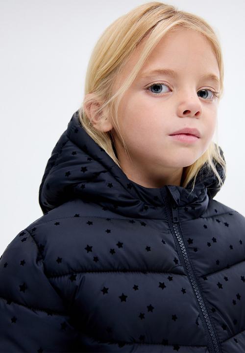 MANGO - Puffer coat carry - navy