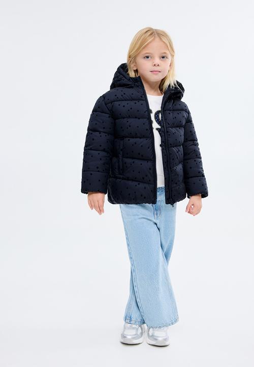 MANGO - Puffer coat carry - navy